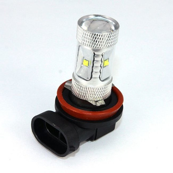 30W Car LED Bulb (6*5W High-Power) with lens H8 708 WHITE