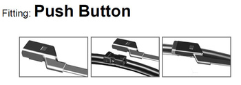 Wiper Blades fit PEUGEOT Partner/Ranch MPV (2018 and later) Front Rear Set with special Top-Lock connector