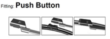 Wiper Blades fit VW CC Saloon (2011-2016) Front Pair 24-inch + 19-inch with Top-Lock 16mm connector