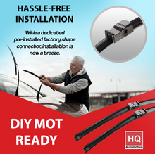 Wiper Blades fit VAUXHALL Astra Hatchback (2004-2013) Front Rear Set with Side-Pin connector