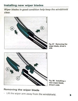 Wiper Blades for AUDI RS4 Saloon (2005-2008) HQ Front Pair 22-inch + 22-inch with special-Audi connector