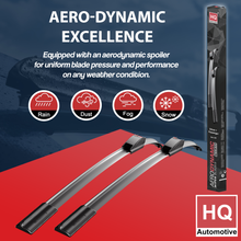 Wiper Blades for VW Golf Estate (2020 and later) HQ Automotive Front Rear Set with Top-Lock 16mm connector