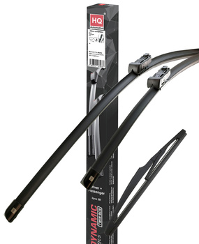Wiper Blades for VAUXHALL Astra Hatchback (2021 and later) HQ Automotive Front Rear Set with Top-Lock 16mm connector