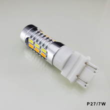 Car LED Bulb P21/5W W21/5W P27/7W 22x SMD-5630 Dual-colour WHITE/YELLOW