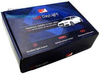 High Quality DRL Daytime Running Lights Round 4-LED High-Power HQ-V11