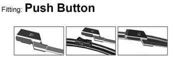 Wiper Blades fit POLESTAR Polestar 2 Saloon (2020 and later) Front Pair 23-inch + 19-inch with Top-Lock 16mm connector