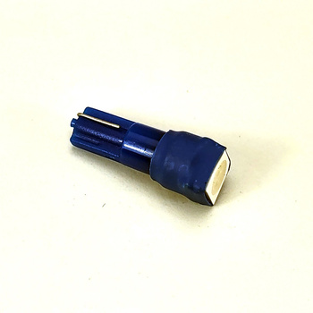 HQ Automotive 10x T5 Car LED Light Bulb 1xSMD-5050 BLUE