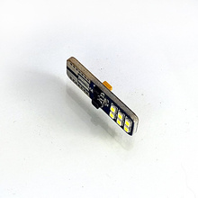 Car LED Bulb 12V 24V 12x SMD-2016 W5W T10 (501) W2.1x9.5d CanBus WHITE