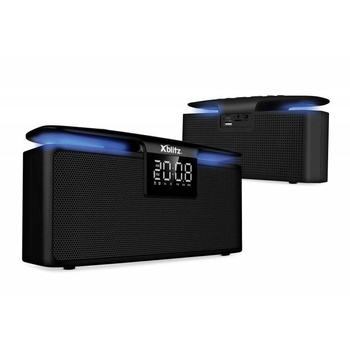 BLUETOOTH WIRELESS SPEAKER XBLITZ HARMONY Clock FM Radio