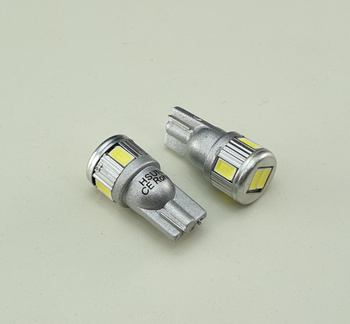 HQ Automotive 2x W5W 6 SMD-5630 12-24V LED BULB 2pcs