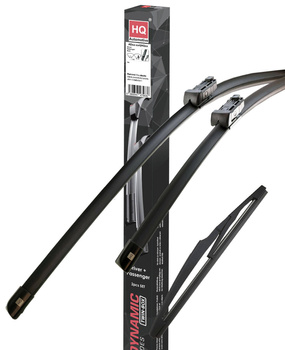 Wiper Blades fit TOYOTA Proace City MPV (2019 and later) Front Rear Set with Top-Lock 19mm connector