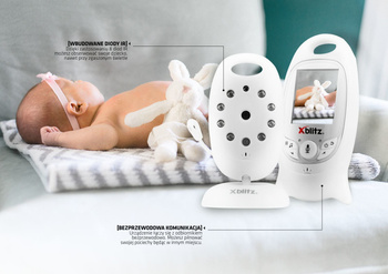 Xblitz Baby Monitor 2,4 GHz with camera