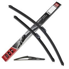 Wiper Blades for DACIA Dokker VAN (2015 and later) HQ Automotive Front Rear Set with special-Dacia connector