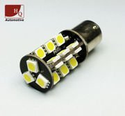 Car LED Light Bulb 27x SMD-5050 PY21W BAU15s CanBus WHITE