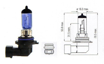 Halogen Bulb HB4 Super White (Xenon) 12V 100W