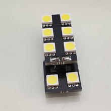 HQ Automotive Car LED Bulbs 2x 12V 1x8 SMD-5050 W5W T10 501 CanBus WHITE 
