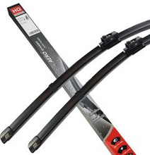Two Front Frameless Wiper Blades HQ Aero Dynamic -