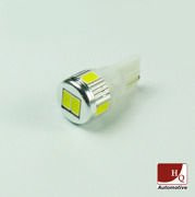 Car LED Light Bulb W5W 6x SMD-5630 WHITE 24V