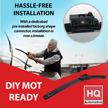 Wiper Blades fit MERCEDES E-Class Estate (2016-2019) Front Rear Set with Special-Merc connector