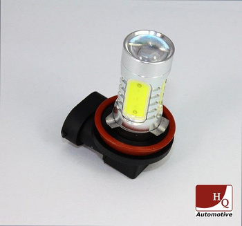 H11 16W Car LED Bulb with lens (4*1.5W HP + 2*5W High-Power) 8000K