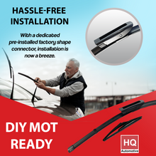 Wiper Blades for RENAULT Clio Estate (2012-2019) HQ Front Pair 26-inch + 14-inch with Bayonet connector