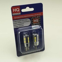 HQ Automotive 2x W5W 8SMD-5630 + High-Power 12V CanBus WHITE LED BULB 2pcs
