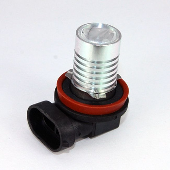 LED Car Bulb H8 708 5W High-Power with lens WHITE