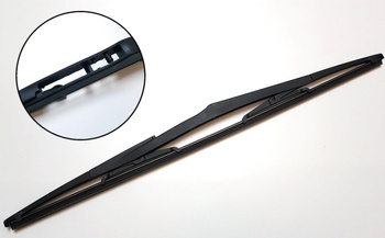 Wiper Blades fit NISSAN Primera Hatchback (2002-2010) Front Rear Set with J-hook connector