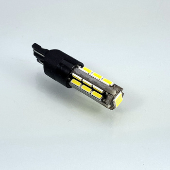 Car LED Light Bulb W5W 27x SMD-4014 Turbo LED CanBus GREEN