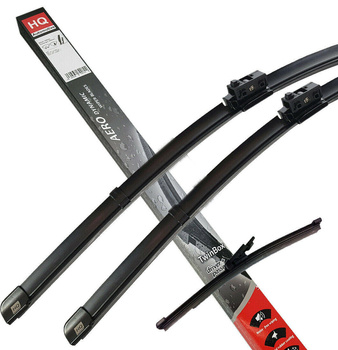 Wiper Blades fit MERCEDES E-Class Estate (2016-2019) Front Rear Set with Special-Merc connector