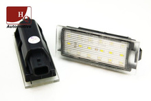 Fit Renault Licence Number Plate LED Lamp Light Unit 2pcs