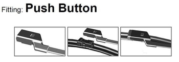 Wiper Blades fit MERCEDES CLS Shooting Brake Estate (2014 and later) Front Rear Set with Top-Lock 19mm connector