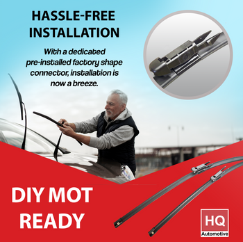 Wiper Blades for FORD C-MAX 2015-onwards Front 2pcs HQ Automotive