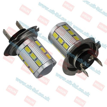 P21W PY21W 18-LED Bulb SMD-5630 + 5W High-Power (with lens) White