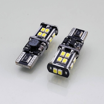 HQ Automotive 2x Car LED Bulbs 10-18V 14x SMD-3020 W5W (501) W16W (955,921) CanBus WHITE