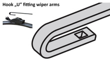 Two Front Frameless Wiper Blades HQ Aero Dynamic - AD62-1 