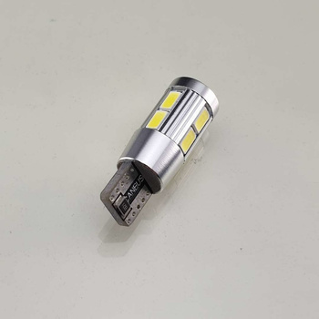 HQ Automotive 2x W5W 10SMD-5630 + LENS 12V CanBus WHITE LED BULB 2pcs