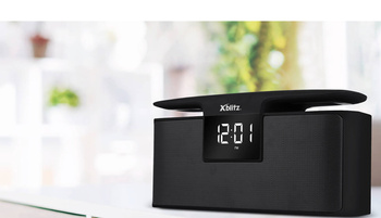 BLUETOOTH WIRELESS SPEAKER XBLITZ HARMONY Clock FM Radio