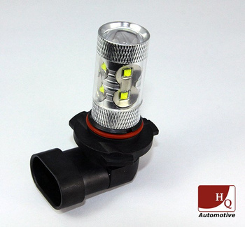 HB3 9005 LED Bulb 50W High-Power with lens (10*5W LED) WHITE