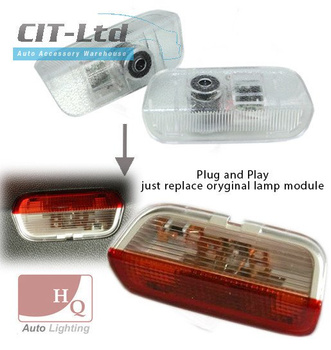 Door Courtesy Car Welcome Step Shadow Logo LED Light for VW