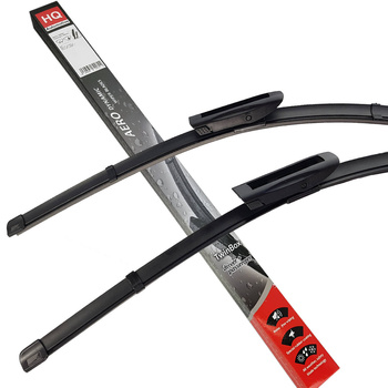 Wiper Blades for DACIA Sandero Hatchback (2015 and later) HQ Front Pair 22-inch + 19-inch with Bayonet connector