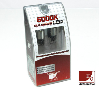 W5W T10 LED Bulb CanBus 3W High-Power XBD CON 2psc WHITE
