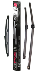 HQ Automotive Wiper Blades fit MERCEDES EQA-Class SUV (2020 and later) Front Rear Set OEM FIT with Special-Merc connector ADM91-621|HQ4A13