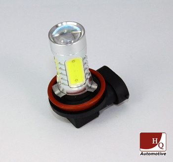 H11 711 16W Car LED Bulb with lens (4*1.5W HP + 2*5W High-Power) WHITE