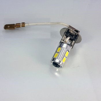H3 10-DIÓD SMD-5630 + projektor Żarówka Diodowa LED  BIAŁA